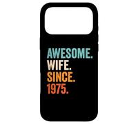 Awesome Wife Since 1975 | 51st wedding anniversary 51 years Case for iPhone 17 Pro Max