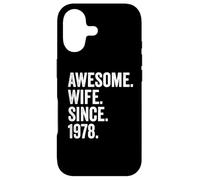 Awesome Wife Since 1978 | 48th wedding anniversary 48 years Case for iPhone 17