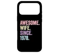Awesome Wife Since 1978 | 48th wedding anniversary 48 years Case for iPhone 17 Pro Max
