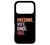 Awesome Wife Since 1983 | 43rd wedding anniversary 43 years Case for iPhone 17 Pro