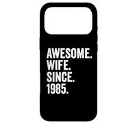 Awesome Wife Since 1985 | 41st wedding anniversary 41 years Case for iPhone 17 Pro Max