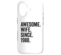 Awesome Wife Since 1988 | 38th wedding anniversary 38 years Case for iPhone 17