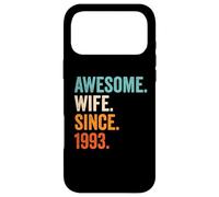 Awesome Wife Since 1993 | 33rd wedding anniversary 33 years Case for iPhone 17 Pro Max