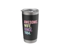 Awesome Wife Since 1994 | 32nd Wedding Anniversary 32 Years Stainless Steel Insulated Tumbler