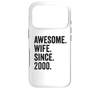 Awesome Wife Since 2000 | 26th wedding anniversary 26 years Case for iPhone 17 Pro