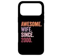 Awesome Wife Since 2000 | 26th wedding anniversary 26 years Case for iPhone 17 Pro Max
