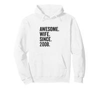 Awesome Wife Since 2008 | 18th wedding anniversary 18 years Pullover Hoodie