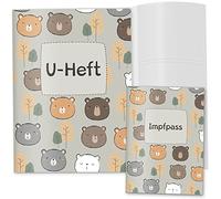 Awesome World Examination Book Cover and Vaccination Certificate Cover Set of 3 Brainy Bear