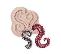 Awesomeonei Octopus Tentacles Silicone Dessert Mold - Grey
