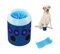 Awestruck Look Reusable Paw Cleaner with Silicone Brush Soft Pets Cleaning Kit Gently Cleans Paws After Walks