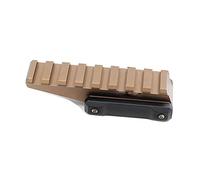 AWETHE Tactical 558 556 Scope Sight Fast Riser Mount Base Hunting Riflescope Red Dot Sight Optic Increase Picatinny Rail Mount(tan)