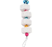 Awexzecor 1Pc White Bird Beak Grinding Stone Bird Chewing Toys Bird Beak Grinding Stone for Parrots Hamsters and Other Small Animals Small in Size and Light in Weight,Pet Supplies