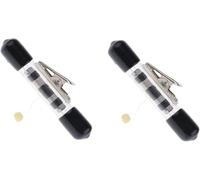 Awexzecor 2Pcs Black Invisible Thread Levitation Magic Trick Props Kits Resistant Stage Street Floating Prop for Magician Invisible Thread Retractor Useful SmallReel Magic Tricks Accessories (120cm)