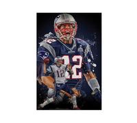 AWFGQ Football Tom Brady Poster58 Canvas Poster Wall Art Decor Print Picture Paintings for Living Room Bedroom Decoration Unframe-style 08x12inch(20x30cm)