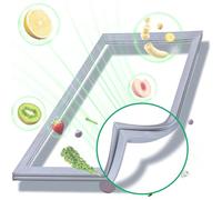 AWFOM Universal Refrigerator Door Seal Gasket Freezer Magnetic Custom Whole Parts Part Any Sizes,White