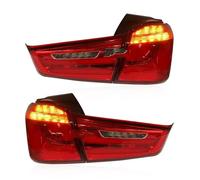 AWGNTQQ Car Rear Light For Mitsubishi For ASX 2011 2012 2013 2014 2015 2016 2017 2018 2019 Tail Light LED Rear Lamp DRL Brake Signal Reverse 2Pcs Taillight Tail Lights Lamps Assembly(Red Cover)