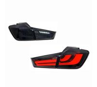 AWGNTQQ Car Rear Light For Mitsubishi For ASX 2011-2018 Taillights LED Daytime Running Light Turn Signal Rear Tail Lights Brake Car Lamp Accessories Tail Lights Lamps Assembly(Smoked black)