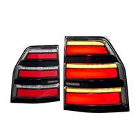 AWGNTQQ Car Rear Light For Mitsubishi For Pajero 2006-2018 LED Running Brake Reverse Sequential Turn Signal Light 2PCS LED Tail Light Assembly Tail Lights Lamps Assembly