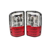 AWGNTQQ Car Rear Light For Nissan For Patrol For GQ For Y60 GR 1987 1988 1989 1990 1991 1992 1993 1994 1995 1996 1997 LED Rear Tail Light Brake Lamp Tail Lights Lamps Assembly(Red and white)