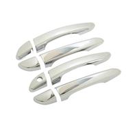 AWGNTQQ Car Side Door Handle Exterior Door Handle Cover Exterior Door Handle Protector Glossy Mirror Chrome Self Adhesive Outside Car Door Handle