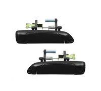 AWGNTQQ Car Side Door Handle for Civic 2001 2002 2003 2004 2005 4Pcs/lot Front and Rear Exterior Outside Door Handles Set Black Car Door Handle(The Latter Pair)