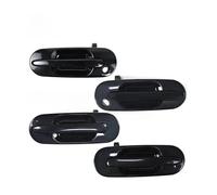 AWGNTQQ Car Side Door Handle for CR-V 1997-2001 1PC Exterior Door Handle Front & Rear Outside Left & Right BlackBlack Car Door Handle(Set)