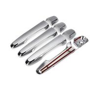 AWGNTQQ Car Side Door Handle for Mitsubishi for Triton for L200 for ML for MN for MQ 2005-2017 1Set Exterior Door Handle Cover Trim Car Door Handle(Chrome)