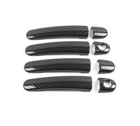 AWGNTQQ Car Side Door Handle for Seat for Leon for MK1 for Toledo for Ibiza for Arosa for Cordoba for Vario for Altea Exterior Door Handle Cover Car Door Handle(Carbon Texture B)