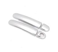 AWGNTQQ Car Side Door Handle for Seat for Leon for MK1 for Toledo for Ibiza for Arosa for Cordoba for Vario for Altea Exterior Door Handle Cover Car Door Handle(Silver 2)