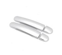 AWGNTQQ Car Side Door Handle for Seat for Leon for MK1 for Toledo for Ibiza for Arosa for Cordoba for Vario for Altea Exterior Door Handle Cover Car Door Handle(Silver 3)