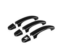 AWGNTQQ Car Side Door Handle for VW for Transporter for T5 for T6 for Caddy 2003-2009 Black Outside Exterior Door Handle Cover Set Car Door Handle