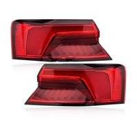 AWGNTQQ For A5 2017 2018 2019 LED Rear Lamp Stop Brake Fog Light Turn Signal Light Car Accessories Outer Tail Light Tail Lights Lamps Assembly(Left and Right)