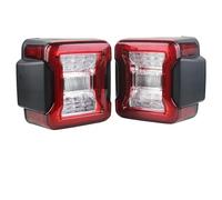 AWGNTQQ For Jeep For Wrangler JK 2007-2017JL 2018 LED Tail Light Rear Reverse Brake Lamp Turn Signal Light Daytime Running Lamp EU Version Tail Lights Lamps Assembly(Red lens)