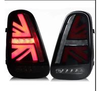 AWGNTQQ For Mini For R50 For R52 For R53 For Cooper Car LED Taillight Rear Running Light Brake Lamp Reverse Dynamic Turn Signal Tail Lights Lamps Assembly(Type A Smoke)