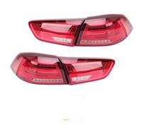 AWGNTQQ For Mitsubishi For Lancer 10 For EVO 2008-2020 Rear Lamp Dynamic LED Turn Signal Lamp Reversing Lamp Brake Light 1 Set Tail Lights Tail Lights Lamps Assembly