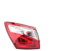 AWGNTQQ For Nissan For Qashqai 2008-2015 EU Version Brake Fog Lamp Accessories Car Warning Running Light Car Outer Rear Tail Light Tail Lights Lamps Assembly(Outer L)