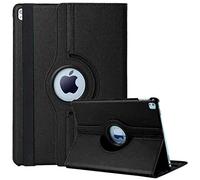 AWH iPad 10.2 inch Case for iPad 7/8/9 Gen, 360 Rotate Smart Protective Stand Cover, Auto Sleep/Wake, Black, Faux Leather, Flip Cover Case, Protecting, Carrying