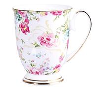 AWHOME Royal Fine Bone China Coffee Mug Assorted colors Tea Cup 11 oz (1, color)