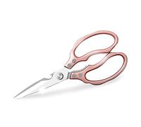 Awinjoy Ciseaux de Cuisine Pointus et Résistants - Passe Au Lave-Vaisselle - Pour Viande, Poulet, Poisson, Volaille, Herbes, Pain - Rouge, LLHJUNUK, Champagne