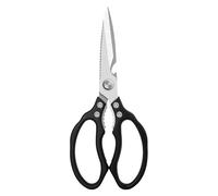 AWinjoy Heavy Duty Sharp Kitchen Scissors, Dishwasher Safe, Cooking Shears for Meat, Chicken, Fish, Poultry, Herb, Bread (Black)