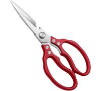 AWINJOY Kitchen Scissors, Heavy Duty Sharp Kitchen Shears Dishwasher Safe ,Kitchen Accessories Noble Large Shears for Meat Chicken Fish Poultry Herb Bread (Red)