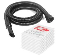 Awinker 10 Packs Hoover Bags with 1 PCS 2.5 Meters Vacuum Hose Attachment Replacement for Henry Hetty NRV Vacuum Cleaner Hvr160 Hvr200 Het160 Hhr200 Numatic Henry and Hetty Vacuum Cleaner