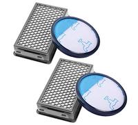 Awinker 2 Foam Filter and 2 HEPA Filter for Rowenta ZR005901 Compact Power Cyclonic RO3753EA, O3718EA, RO3724EA, RO3731EA, RO3753EA, RO3786EA, RO3798EA Tefal/Moulinex Vacuum Cleaners
