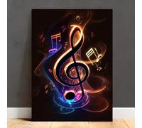 awitufhgp 1pc Canvas Art, The Four Seasons of Music an Interesting Creative Canvas Wall Decor for Bedroom, Living Room, Bathroom(70x90cm/No frame)