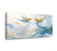 awitufhgp Modern Wall Art Angel Pair Abstract Painting, for Bathroom, Dining Room, Office, Bedroom, Living Room Elegant Home Decor(40x80cm/No frame)