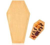 AWIZOM Coffin Cutting Board with Juice Groove Halloween Charcuterie Board
