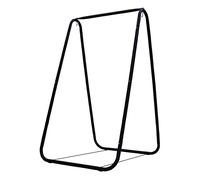 Awjaisca Durable Coated Steel Hammock Chair Stand, A-Shaped Design Hammock Stand only for Stability, Supports up to 100KG,Garden Swing Frame for Indoor and Outdoor Use(Basket not included Black