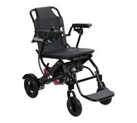 Awjaisca Electric Wheelchair for Adults, Lightweight Motorized Portable Wheelchair with 500W Motors, 12 Miles Range (UK Socket), Travel Mobility Aid, Load Capacity 100 kg, Black