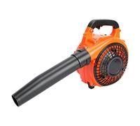Awjaisca Powerful 26cc Gas Leaf Blower with 2 Blow Pipes, Easy Start, Ergonomic Handle,Leaf Blower and Vacuum-250km/H Max Wind, 1.0 Hp Engine, Complete Accessory Set Orange