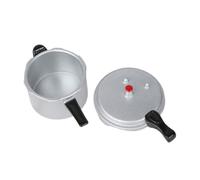 AWJUWHBJ 1: 12 Miniature Realistic Metal Kitchen Toy, Red Simulation Cooking Pot for 3+, Educatio Doll House Kitchen Accessories